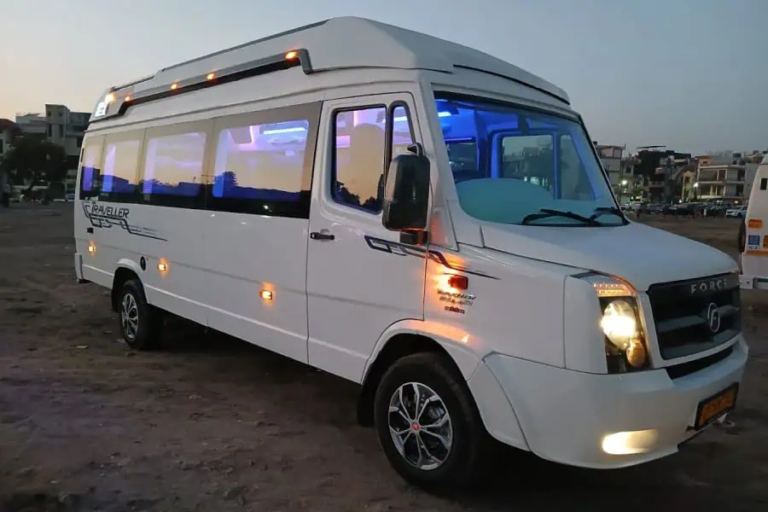 tempo traveller on rent price