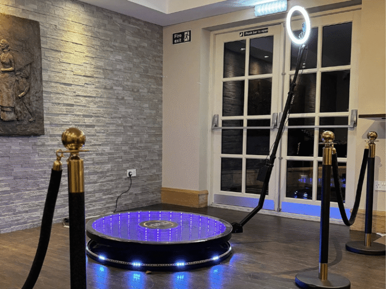 Unique 360 photo booth rental services