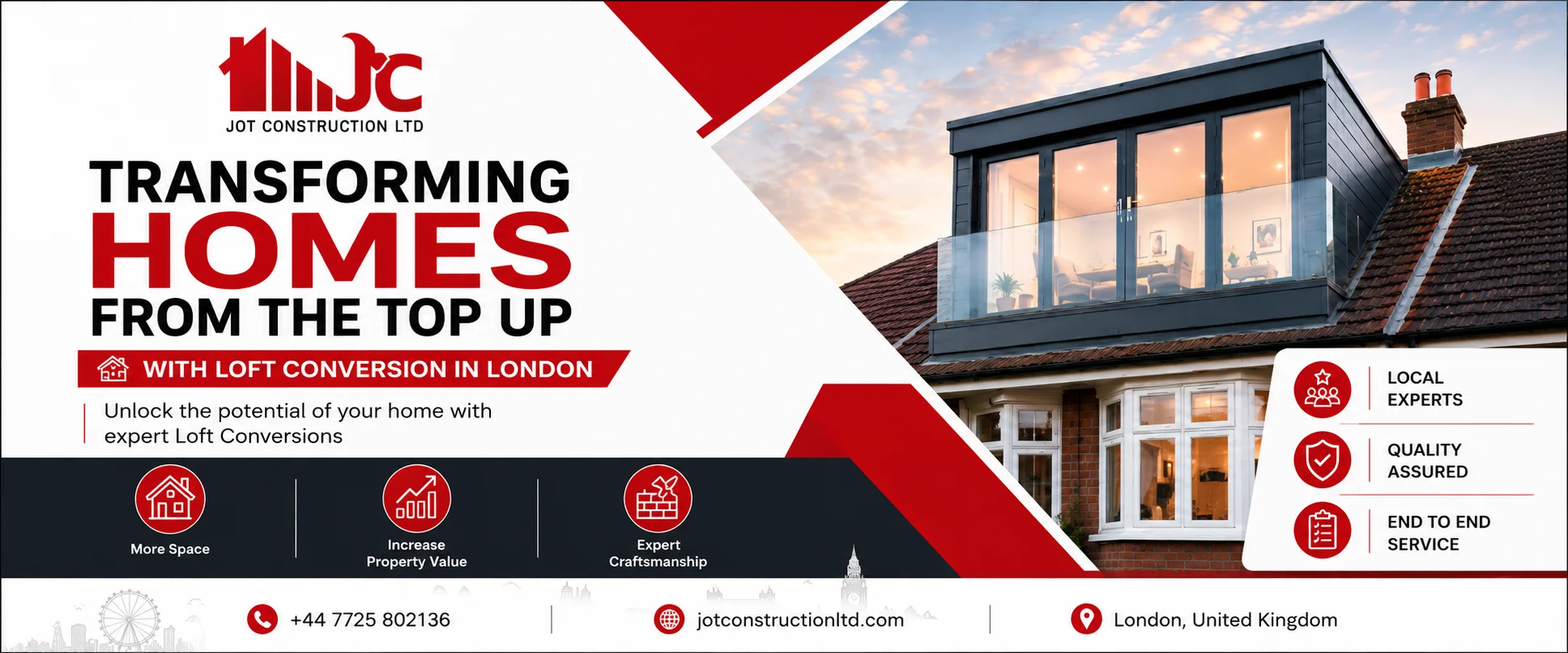 Transforming Homes from the Top Up with Loft Conversion in London