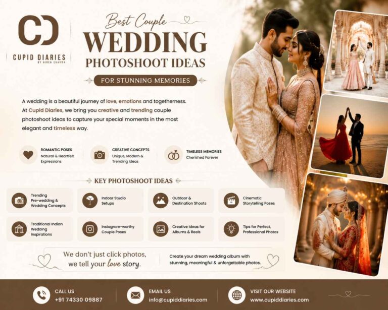 Best Couple Wedding Photoshoot Ideas for Stunning Memories – Cupid Diaries