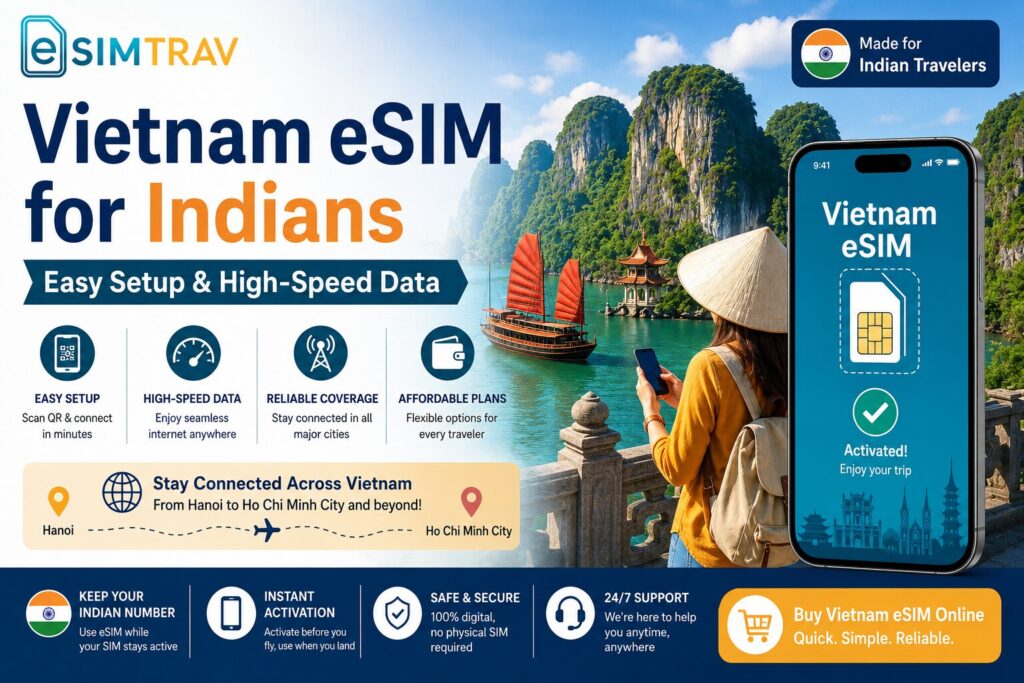 Vietnam eSIM for Indians