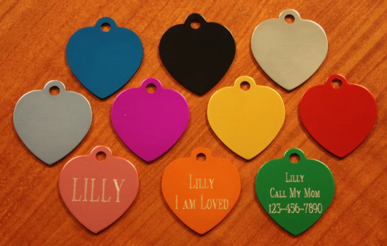 Custom Heart Tags