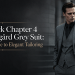 John Wick Chapter 4 Bill Skarsgård Grey Suit