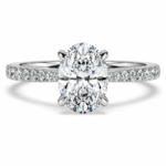 Natural diamond engagement rings