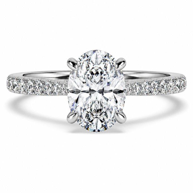 Natural diamond engagement rings