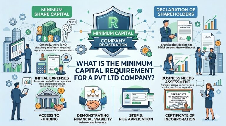 What Is the Minimum Capital Requirement for a Pvt Ltd Company