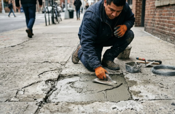 concrete repair in Marion