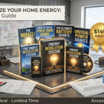 “Energy Revolution System DIY energy concept showing coil experiment, electrical learning, and customer review analysis illustration”