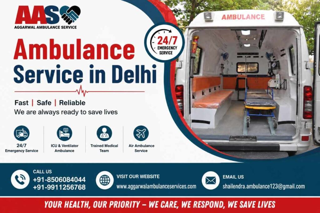 Ambulance Number in Delhi