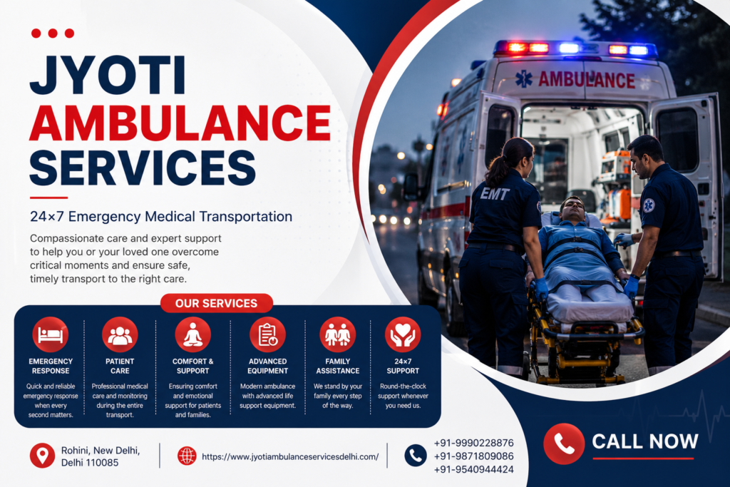 est Ambulance Service in Rohini Open 24 Hours!