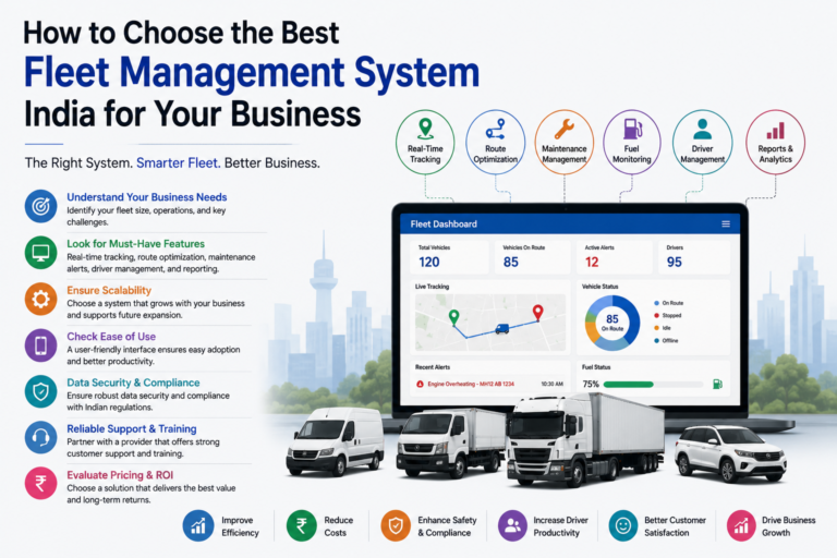 How to Choose the Best Fleet Management System India for Your Business