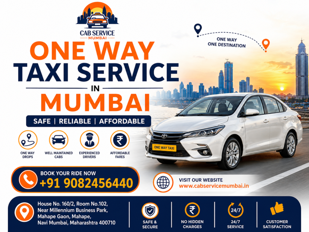 One Way Taxi Service In Mumbai
