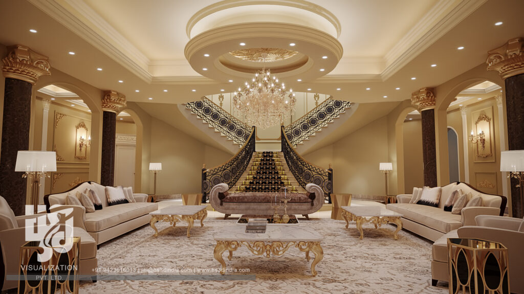 Residential 3D Interior House Rendering