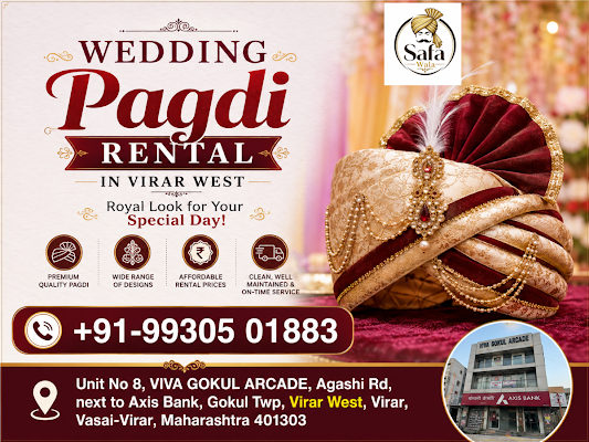 Wedding pagdi rental in Virar West