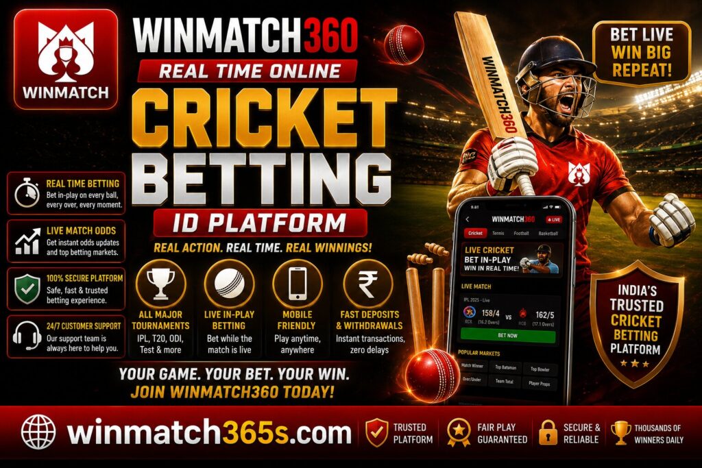 Winmatch360 Real Time Online Cricket Betting ID Platform