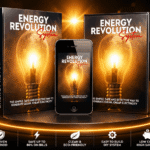 Modern energy-efficient home with LED lighting, smart thermostat, solar panels, and family using practical electricity-saving tips to reduce energy bills in 2026.