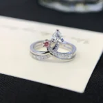 Lab Created Diamond Two Tone Rings