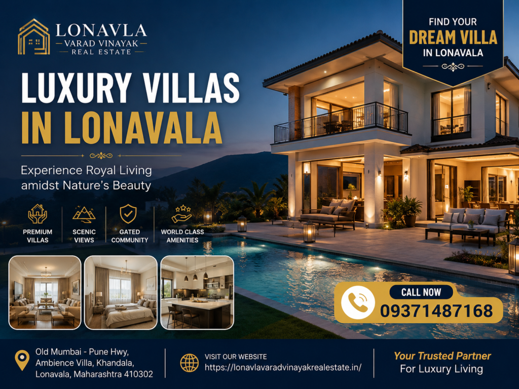 luxury villas in Lonavala