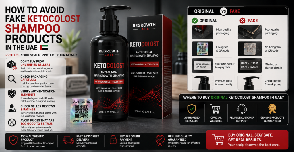 Best Ketoconazole shampoo for hair loss Dubai