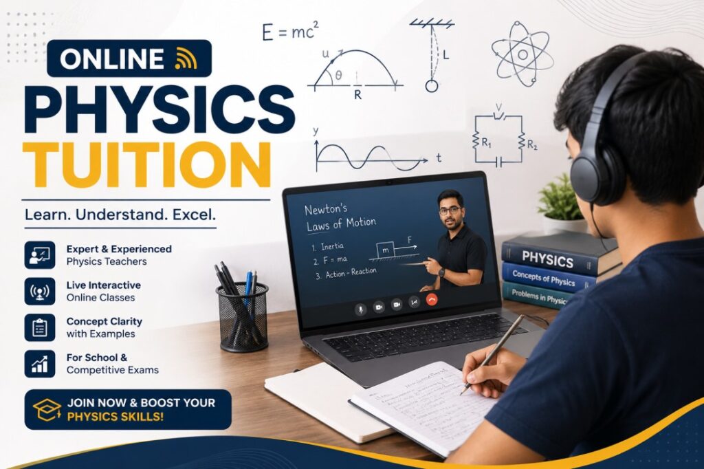 Online physics tuition