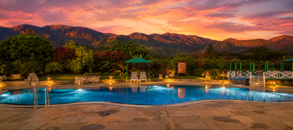 travel in jim corbett, resorts by the baagh