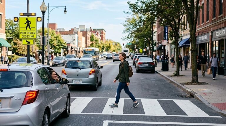 How to Approach Pedestrian Crossings Safely