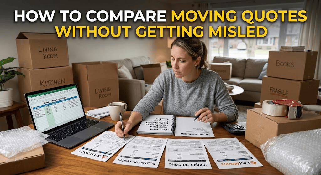 How to Compare Moving Quotes Without Getting Misled