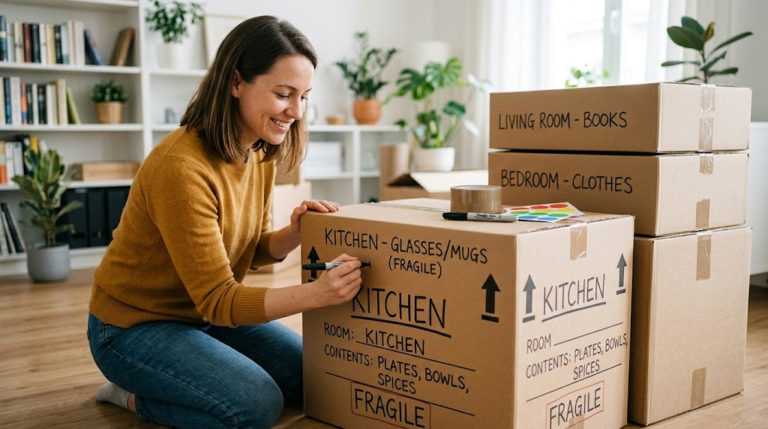 Proper Box Labeling Techniques for Easier Unpacking