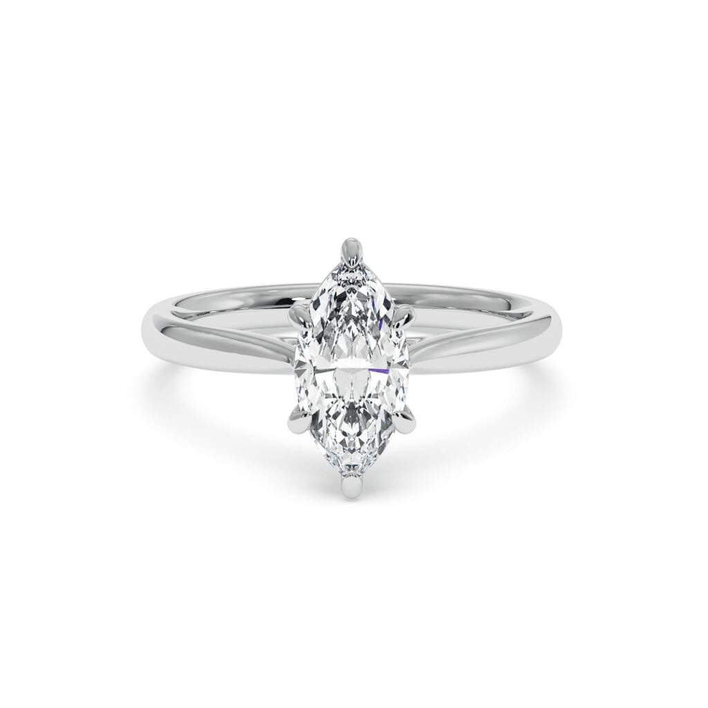 Real crystal engagement rings