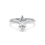 Real crystal engagement rings
