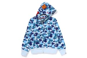 Sweat-a-capuche-zippe-ABC-Camo-Shark-pour-femmes