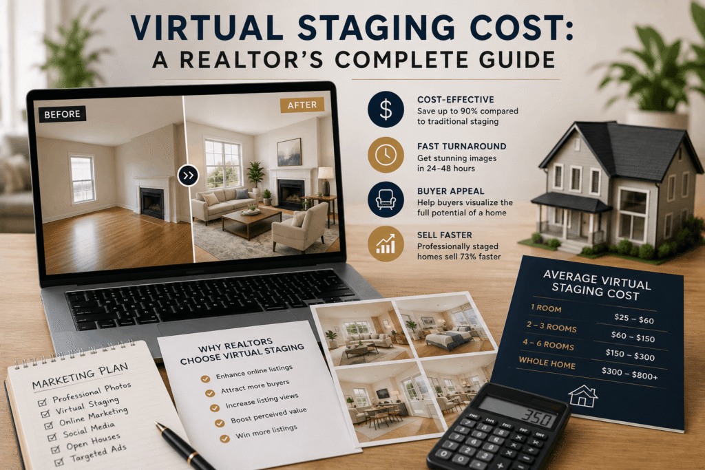 Virtual Staging Cost: A Realtor's Complete Guide