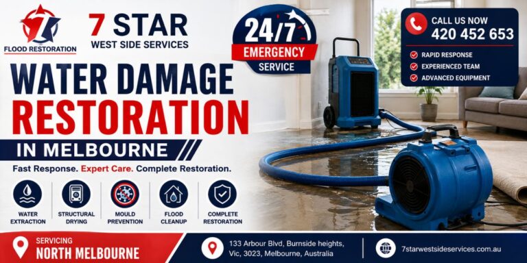 Water Damage Restoration in Melbourne by 7 Star West Side Services