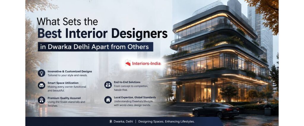 What Sets the Best Interior Designers in Dwarka Delhi Apart from Others