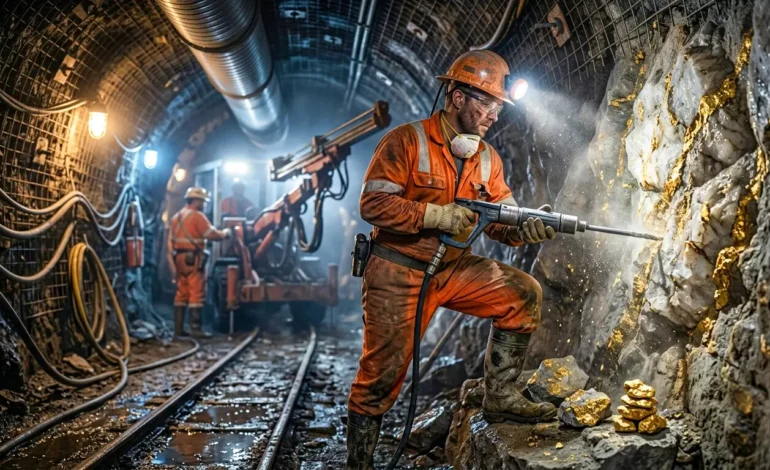 underground gold mining