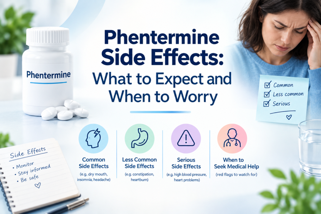 Phentermine Side Effects: What to Expect and When to Worry