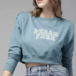 Custom-Print-Blue-Cropped-Sweats