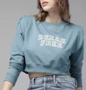 Custom-Print-Blue-Cropped-Sweats