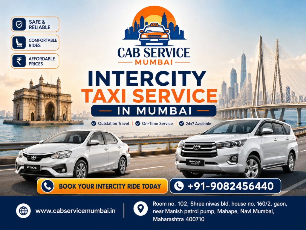 Intercity Taxi Service In Mumbai