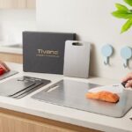 Tivano Cutting Board™ designed for smarter cutting and everyday kitchen food preparation