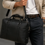 leather duffle bag
