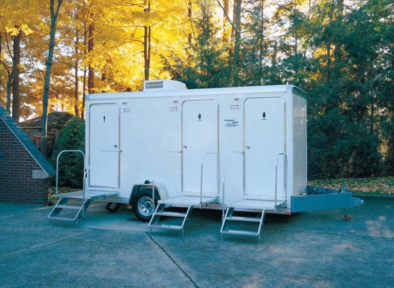 Luxury portable restrooms