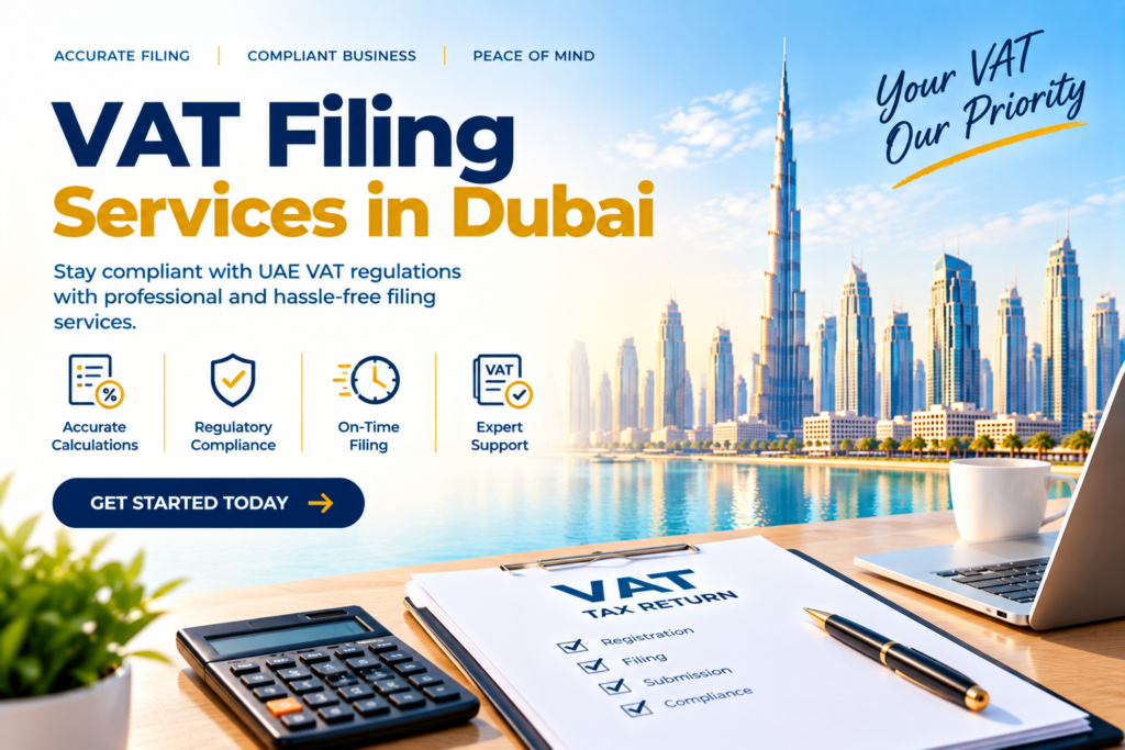 Dubai VAT Filing Services Banner