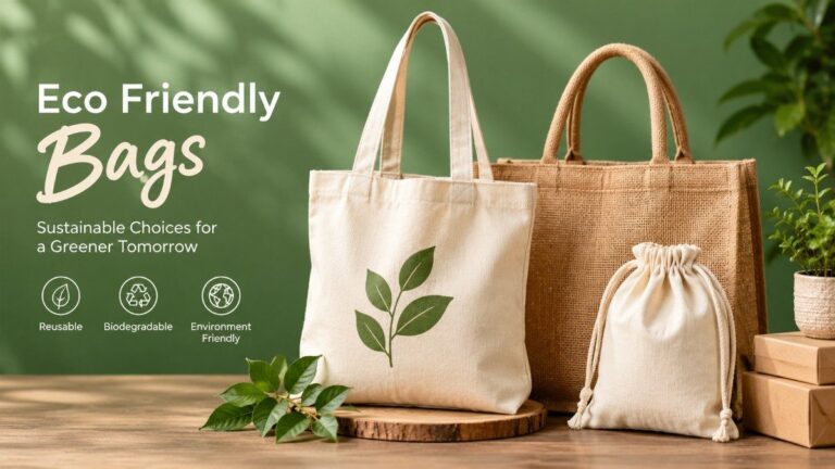 Eco-Friendly Bags Sustainable Display-150kb