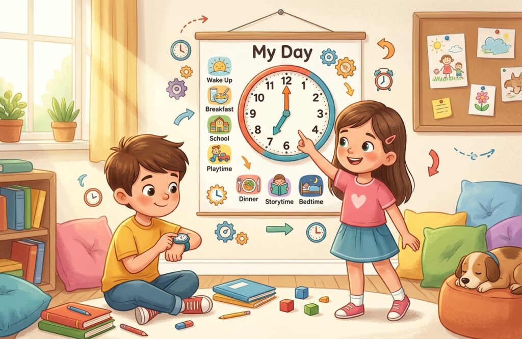 How to Teach Kids About Telling Time With Routines