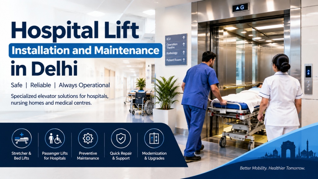 Hospital Lift Solutions in Delhi