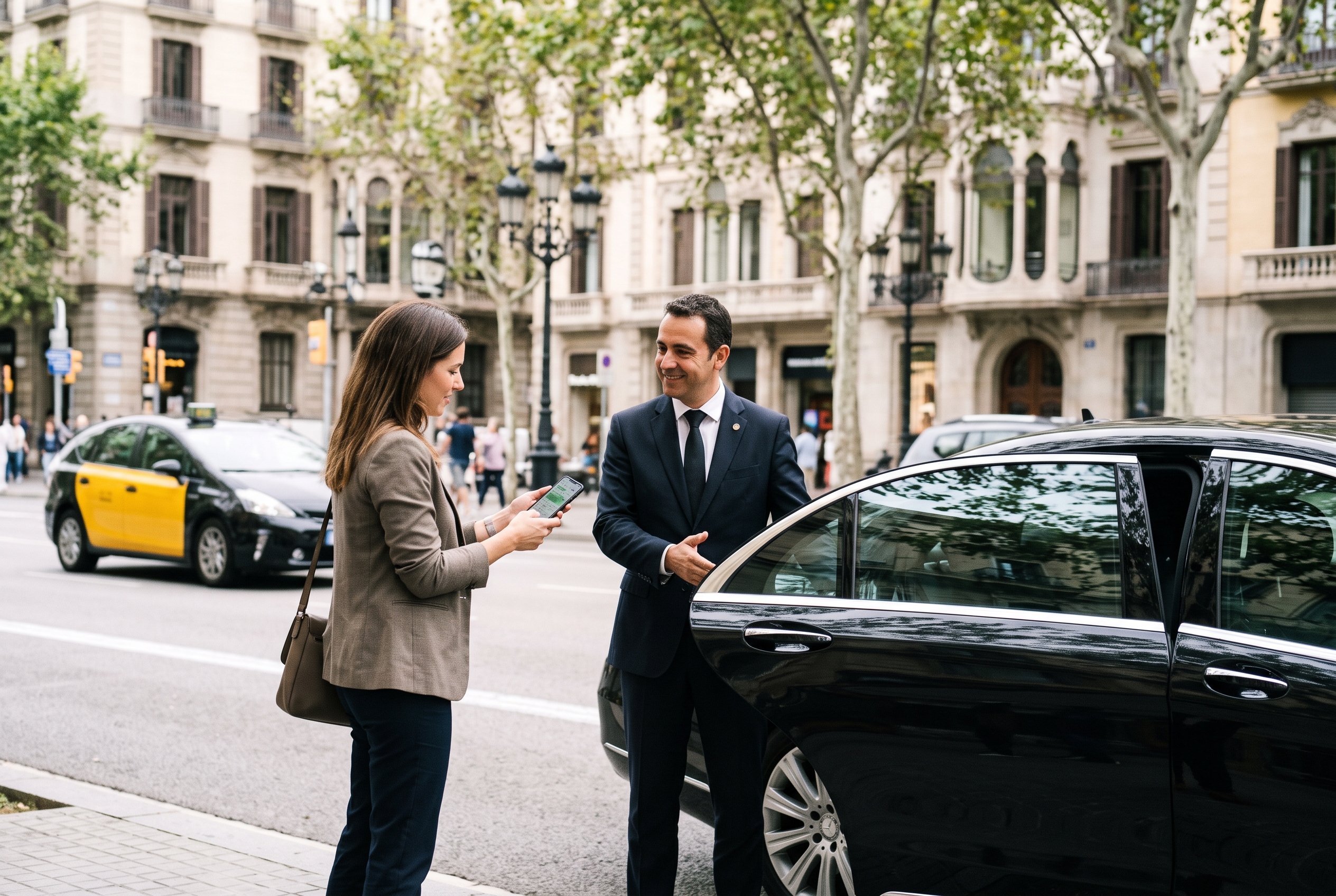 hourly chauffeur service Barcelona