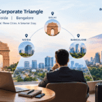 India Corporate Triangle Delhi Noida Bangalore Accommodation Guide