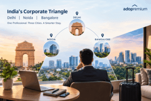 India Corporate Triangle Delhi Noida Bangalore Accommodation Guide