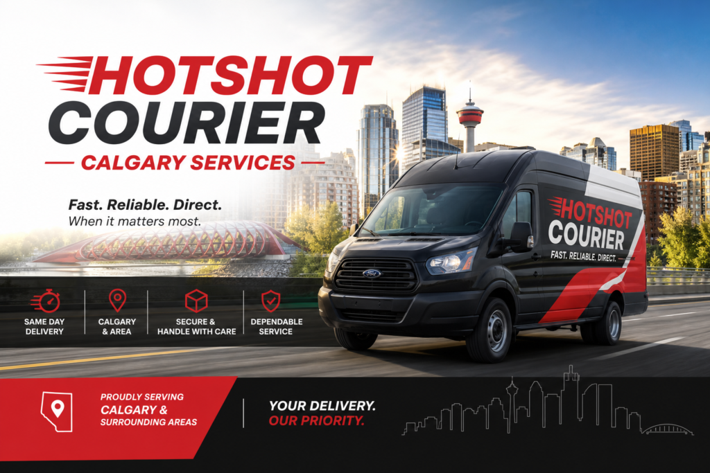 Hotshot Courier Calgary services by City Wide Courier Inc. for fast, secure, and reliable urgent deliveries.